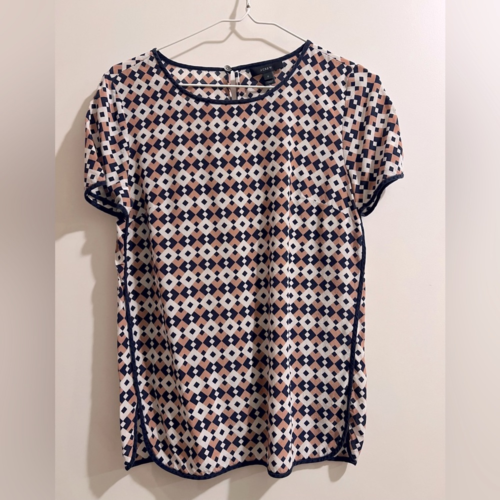 J. Crew Silk Tee